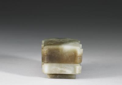 图片[3]-Jade rectangular box with cloud pattern, Qing dynasty (1644-1911)-China Archive